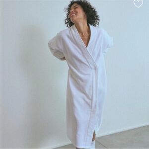 Lunya Cotton Terry Robe | Medium | White